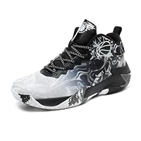 Moudn Basketballschuhe für Herren hohe Freizeitschuhe sportliches Gehen Mesh bequemer Sportschuh zum Laufen im Freien modischer leichter Sneaker