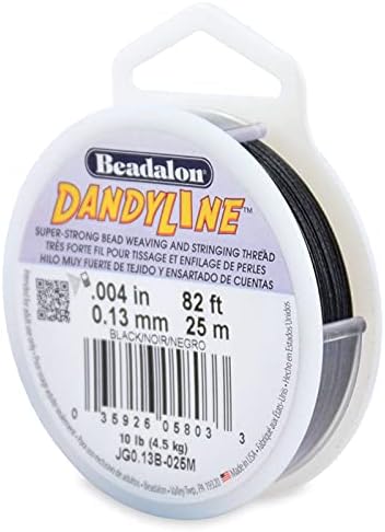 DandyLine Cord Black .004 25M