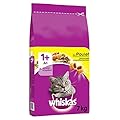 Whiskas 1+ Complete Dry Cat Food for Adult Cats, Chicken, 7kg