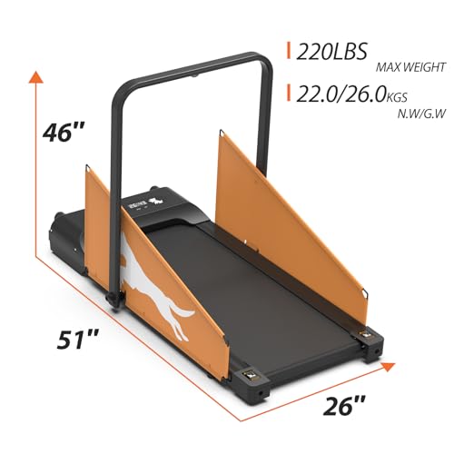 Dog Treadmill for Small Medium Dog, Pet Dog Running Machine Exercise Training Dogs with Remote Control, Indoor Dog Pacer with Pre-Set Exercise Program, up to 220lbs