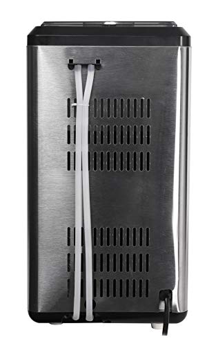 Frigidaire EFIC235-AMZ Countertop Crunchy Chewable Nugget Ice Maker, 44lbs per Day, Self Cleaning Function, 120 Volts