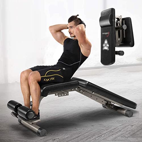 Tabouret d'haltère Pliant Banc réglable lit d'haltérophilie Domestique Banc d'exercice redressements Assis équipement de Fitness Portant 300 kg bancs réglables – Image 3