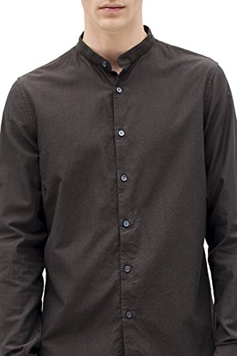 Nowadays OXF. Stand Up Collar Shirt Camicia Casual...