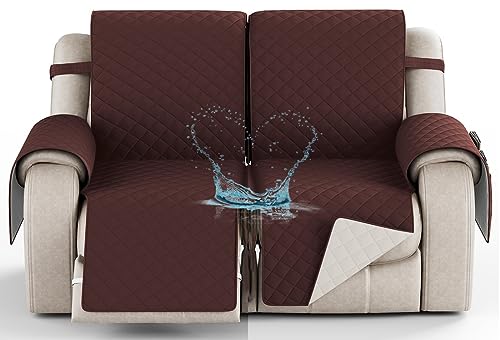 Funda impermeable para silla reclinable antideslizante de 2 plazas protector sofá mascotas 2