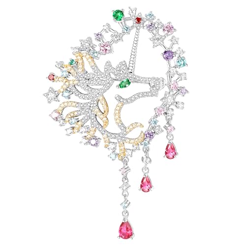 Image of 18K Gold-Plated Animal Brooch for Women Zirconia Pin Birthday Holiday Gift for Girlfriend Mother Wife