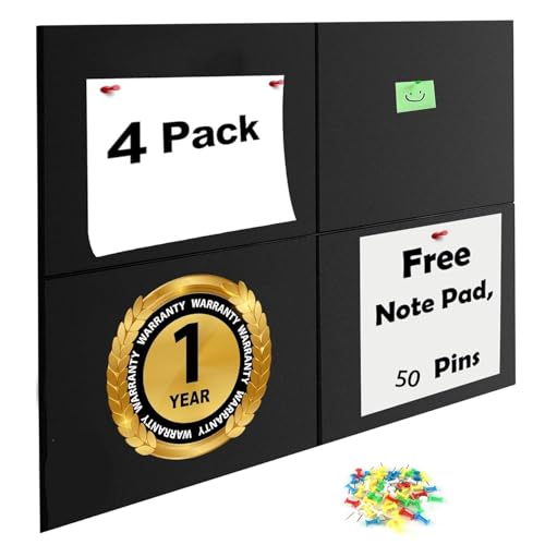 Image of Display Board Bulletin Notice Board, Reminder Board with 35pcs Drawing Pins, Lightweight to Do List Board for Wall Soft Board for Study Room, Photos, Schedules (4)