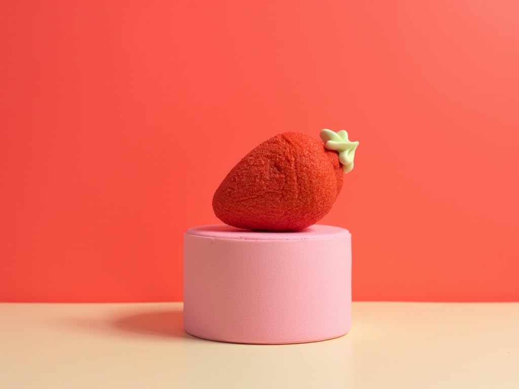 Mellow Mellow Géant Fraises Fruits Caoutchouc Marsh Mallows Mousse Sucre 40 Pièces 720g