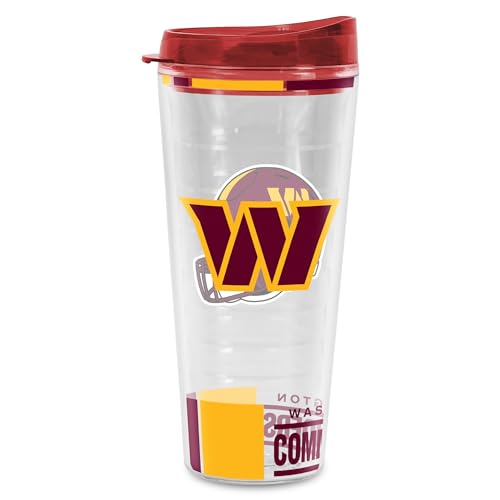 Image of Rico Industries NFL Football Double Wall Classic 16oz Or 20oz Tritan Tumbler W Lid