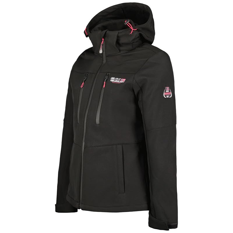 Veste Femme Softshell Capuche Impermeable et Coupe Vent Résistant - 3