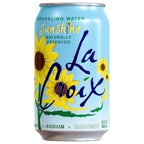 Image of La Croix Sparkling Water, Sunshine, 8 Pack - Zero Sugar, Zero Calories, Zero Sodium - Taste of Wonder