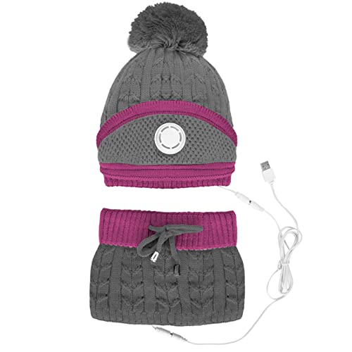Écharpe Bonnet Et Gants Ensemble Chaud pour Randonnée et Sorties Hiver