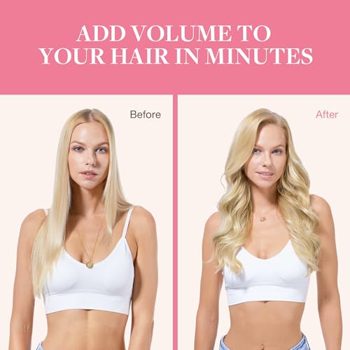 Image of GOO GOO Clip in Hair Extensions Real Human Hair Blonde Remy Extensions
