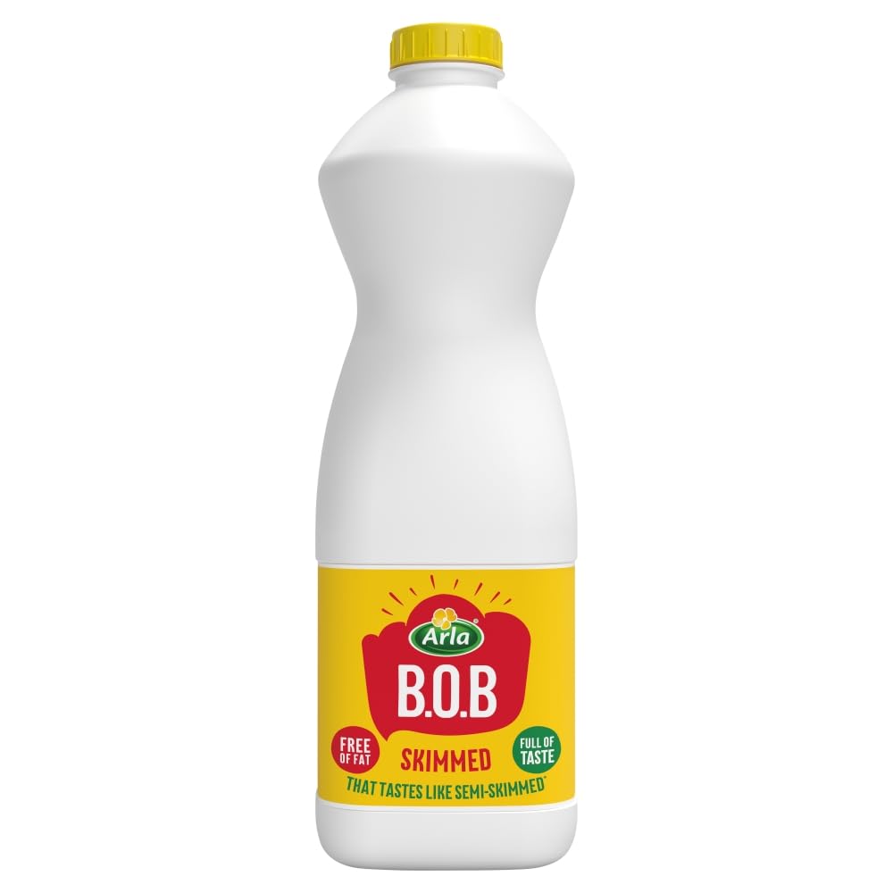 Arla B.O.B Skimmed Milk Tastes like Semi Skimmed 1l