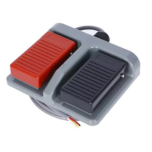 Pedal doble MDFS-65 de 10A para evitar cortes manuales en máquinas de plástico