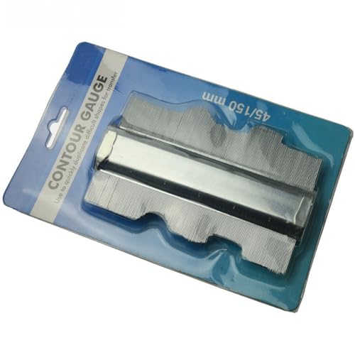 Calibro di contorno, duplicatore di forme metalliche da 12,7 cm o 15,2 cm, per la lavorazione del legno, la carrozzeria dell'auto e la profilatura di lamiere, strumento di misurazione del profilo (125