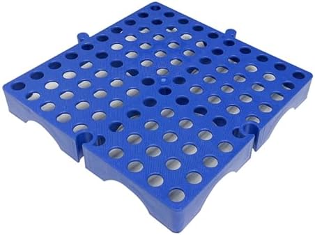 Moisture-Proof Plastic Pallet for Basement Storage, Lightweight & Durable Floor Pallet, Splicable Rack for Supermarket & Warehouse (60x5cm/23.6x1.9in)