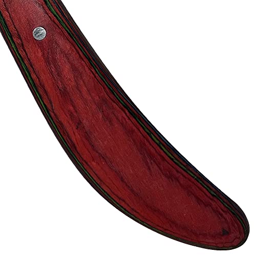 Image of LeCzar Japanese Double Edge Curved Blade Stainless Steel Hoof Knife for Precision Cutting