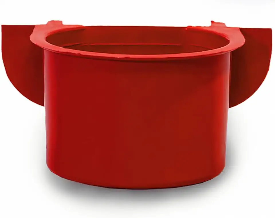 Genérico - Comedouro/Bebedouro para Gaiolas com Acessório Resistente e Prático para Alimentação de Pássaros com Gancho de Fixação (VERMELHO)