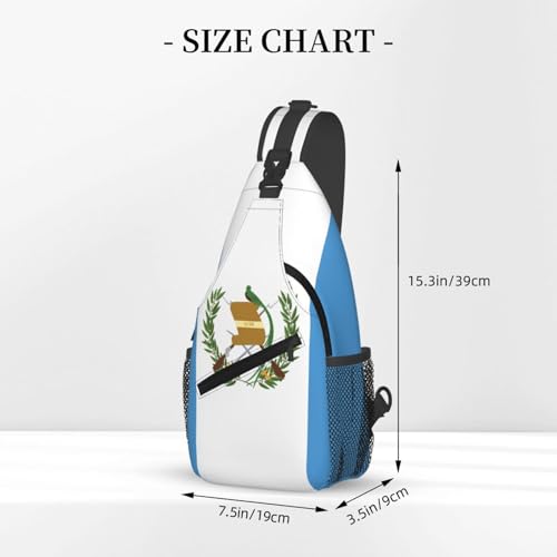 Mochila unisex con diseño bandera Guatemala alta capacidad miniatura 3