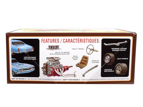 Kit Modelo 1969 Chevelle SS 396 Escala 1:25 miniatura 2