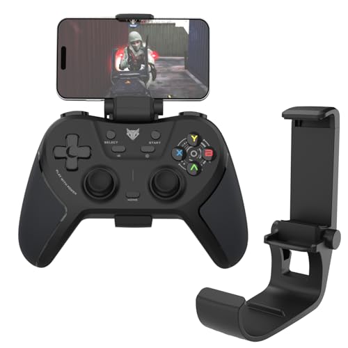 Image of EvoFox One S Controller Clamp, 34g Lightweight Yet Strong ABS Plastic. Extendable Phone Mount for Universal Compatibility of Phone. (Exclusively Designed One S) (Controller Not Included)