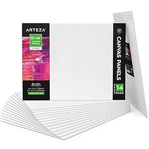 Arteza Malkarton 12x16 Zoll, 14er Pack