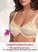 HACI Women's Minimizer Bra Full Figure Non Padded Plus Size Underwire Everyday Support(Beige,36C)