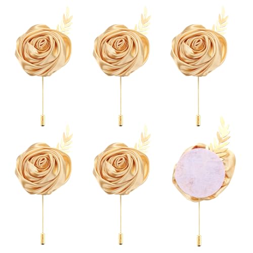 Boutonnières roses pour cortège de mariage et soirée de gala