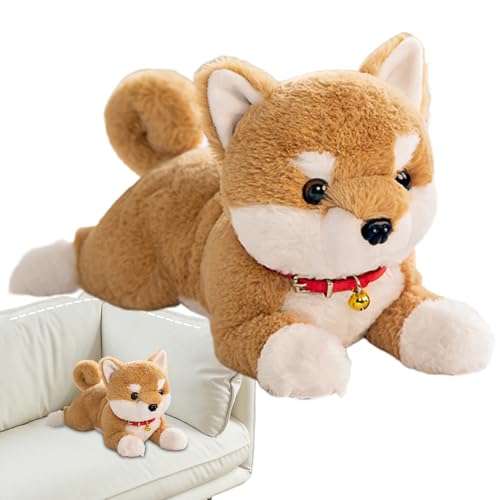 Animal en peluche chien 38 cm doudou chiot réaliste bébé fille enfant
