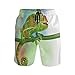 Linomo Pantaloncini da bagno da uomo con lucertola animale camaleonte costume da bagno pantaloncini da spiaggia ad asciugatura rapida da surf pantaloncini da uomo, multicolore, XL