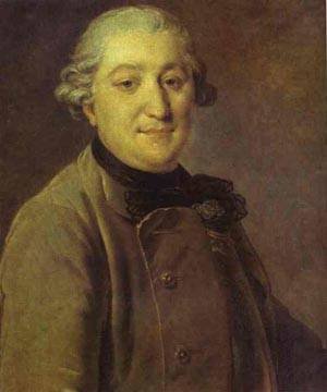 Peinture à l'huile Fedor Rokotov Count I G Orlov, reproduction d'art haut de gamme 30x36"