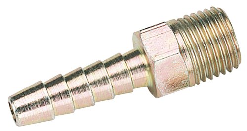 Image of 1/4" BSP TAPER 1/4" BORE PCL MALE SCREW TAILPIECE PACK OF 5-1/4" thread size with BSP taper. Display packed five tailpieces per card.