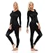 Produktbild Cocain underwear Damen Thermo Unterwäsche Set Unterhose unterhemd Lange ski Damen Kurzarm S M L XL, präzise Größe:L/XL, Variante:1 Set Lang schwarz/grau