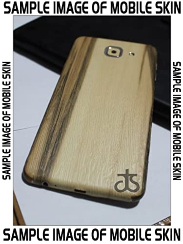 Image of AtOdds - Compatible for iPhone 15 - Mobile Back Skin Sticker - Lamination - Back Screen Guard Protector Film Wrap (Coverage - Back+Camera+Sides) (Design - Teak Wood)