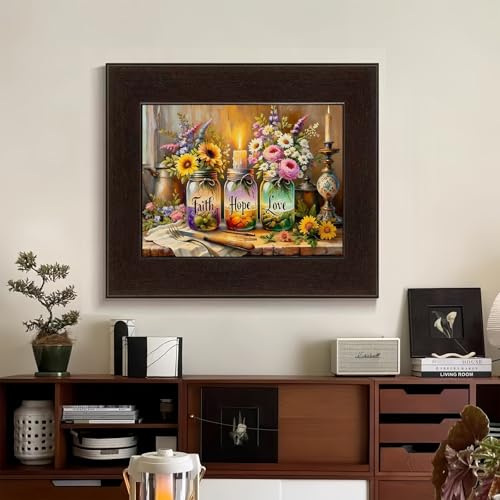XTCIXAL Flowers Diamond Painting, Diamond Art Kits for Adults, 12x16 Inch — view 4