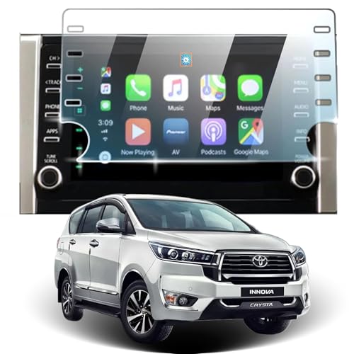 Image of Toyota Innova Crysta (8 Inch) Touchscreen Protector Guard - (Not a Tempered Glass)