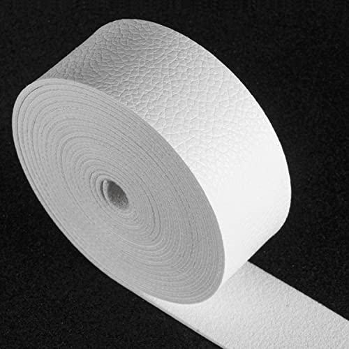 Leather Strap | 85 Inches Long | 1 Inch Wide | 1.8Mm Thick | 1 Leather Strip For Diy Craft Projects, Clothing, Jewelry, Wrapping (White) #TOP1