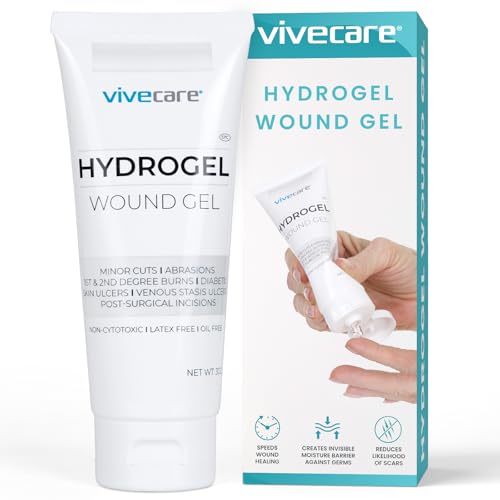 ViveCare Hydrogel Wound Dressing (3 Oz Tube) - First Aid Healing ...