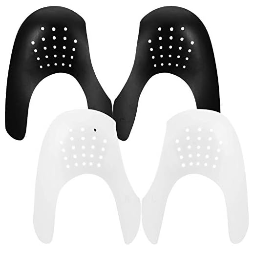 2 Pairs Anti-Wrinkle Shoes Crease Protector Toe Box Decreaser, Prevent Shoes Crease Indentation (Men's Size 7-12)