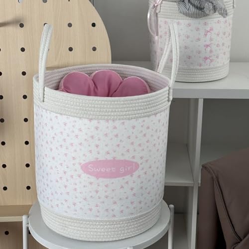 Panier de rangement à nœuds grand format pour linge et vêtements - 7