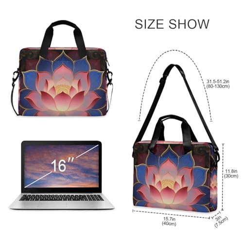 Funda portátil con asa y correa para laptop 15.6 pulgadas miniatura 5