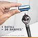 Gillette ProGlide Chill Razor Refills for Men, 8 Blade Refills