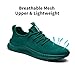 XKOWUO Men's Shoes Running Walking Sneakers Casual Tennis Slip on Shoes Lightweight Breathable Fashion Comfortable Workout Athletic for Gym Sport Shoes Dark_Green Size US 10
