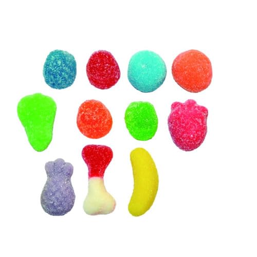 Vidal Sour Mini Mix | 1kg Bulk Tub | Chewy & Tangy Assorted Gummy Sweets