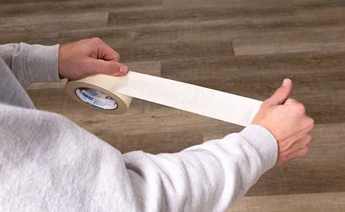 Image of ABRO GP Masking Tape 36mm x 55m, Natural Multipurpose Masking Tape for Temporary Labeling and Marking, Easy to Remove, Painter's Tape for DIY and Professional Uses, Natural