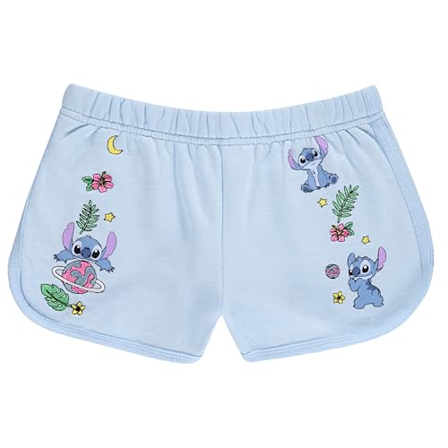 Image of Disney Girls Lilo & Stitch Clothing Set - Stitch Sweatshirt Hoodie and Shorts Set -Little and Big Girl Sizes 4-16