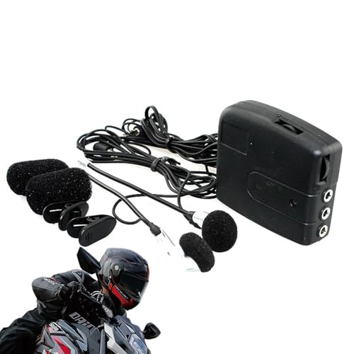 Accessori per cuffie citofono per citofoni per moto - Motorcycle Comunication Ear Piece - Set di supporti audio per moto completo accessorio clip per esterno