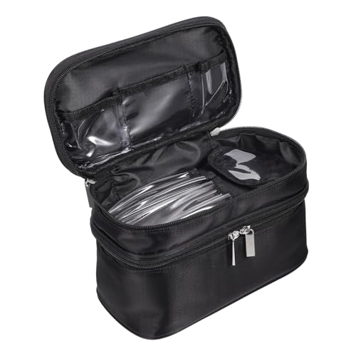 1pezzi Borsa Cosmetici Portatile Organizer Da Viaggio Doppio Per Toiletries e Accessori Per Viaggi e Uso Quotidiano