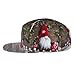 Christmas Gnome Baseball Caps for Women Men Merry Christmas Snapback Trucker Hat Adjustable Fashion Hip Hop Xmas Flat Bill Hats New Year Gifts Sun Hat