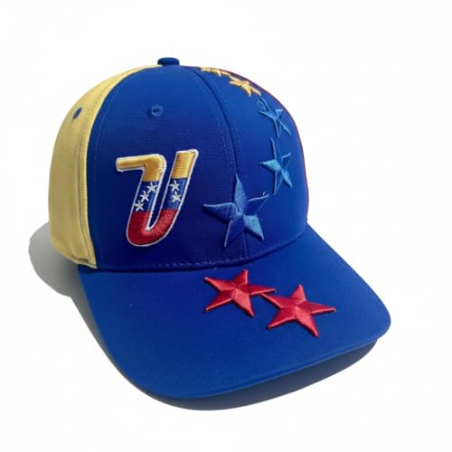 Genérico Gorra Venezuela Tricolor Bordada, Estilo Béisbol, Ajustable